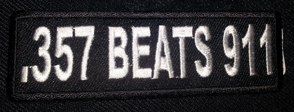 “.357 Beats 911” patch