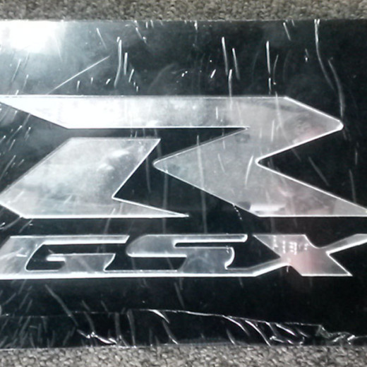 Custom Suzuki GSX-R License Plate